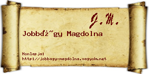Jobbágy Magdolna névjegykártya